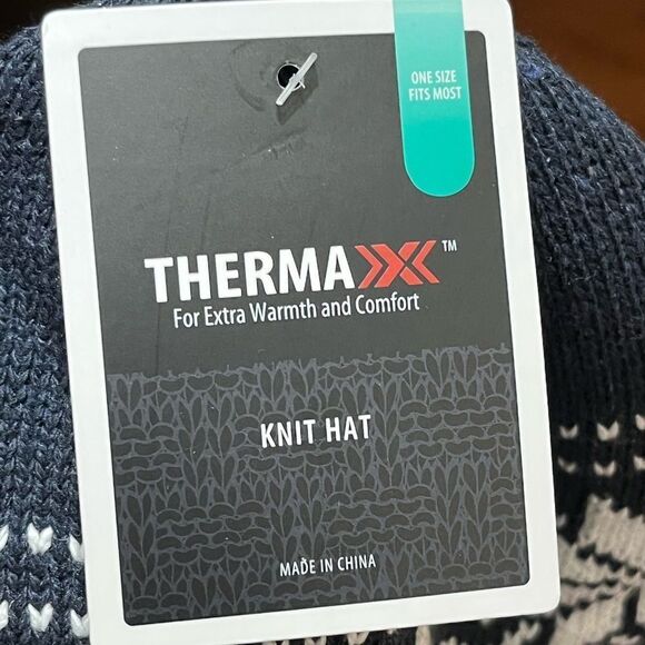 Thermax Winter Snowflake Knit Hat, One Size Fits Most, NWT - Picture 4 of 5